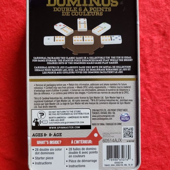 Brand New Deluxe Domino Set 28 Piece W/Travel Case - NEW - Picture 2 of 4